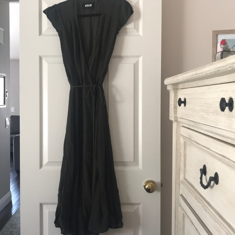 Reformation green dress | small